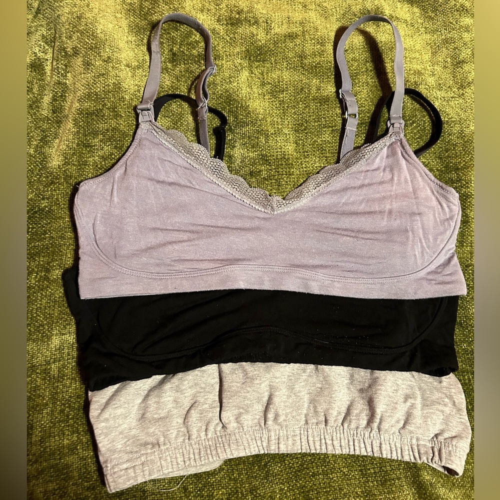 3 breastfeeding bras
